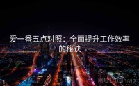 爱一番五点对照：全面提升工作效率的秘诀