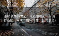 茶杯狐想转发前：先看轴线起点有没有动过，再把引用补完整（读完更稳）