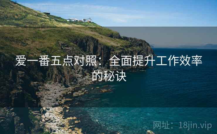 爱一番五点对照：全面提升工作效率的秘诀