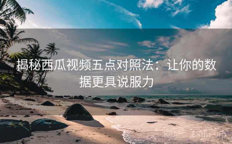 揭秘西瓜视频五点对照法：让你的数据更具说服力